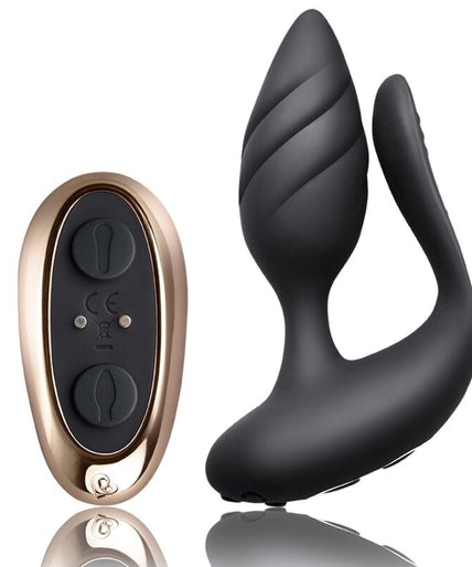 ROCKS-OFF - COCKTAIL PLUG REMOTE CONTROL - BLACK ROCKS-OFF - COCKTAIL PLUG REMOTE CONTROL - BLACK