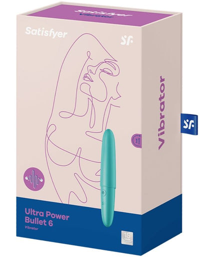SATISFYER - ULTRA POWER BULLET 6 TURQUOISE SATISFYER - ULTRA POWER BULLET 6 TURQUOISE