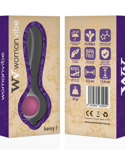 WOMANVIBE - KEISY I BALL GEISHA SILICONE - PINK WOMANVIBE - KEISY I BALL GEISHA SILICONE - PINK