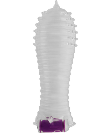 OHMAMA - GETEXTUREERDE PENISHOES MET TRILLENDE KOGELVORMIGE VIBRATOR OHMAMA - GETEXTUREERDE PENISHOES MET TRILLENDE KOGELVORMIGE VIBRATOR