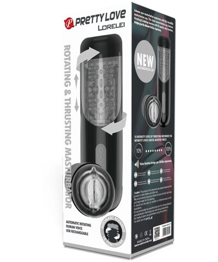 PRETTY LOVE - LORELEI MULTIFUNCTION RECHARGEABLE MASTURBATOR PRETTY LOVE - LORELEI MULTIFUNCTION RECHARGEABLE MASTURBATOR