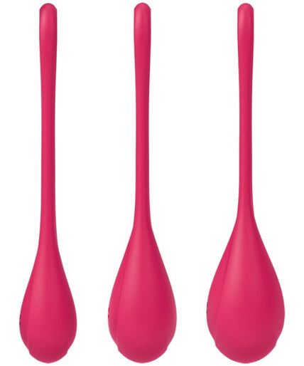 SATISFYER - YONI POWER 1 TRAINING SET RED SATISFYER - YONI POWER 1 TRAINING SET RED