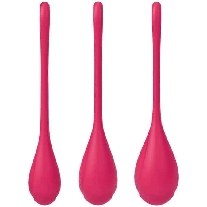 SATISFYER - YONI POWER 1 TRAININGSSET ROOD