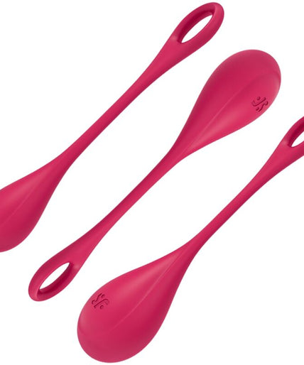 SATISFYER - YONI POWER 1 TRAINING SET RED SATISFYER - YONI POWER 1 TRAINING SET RED