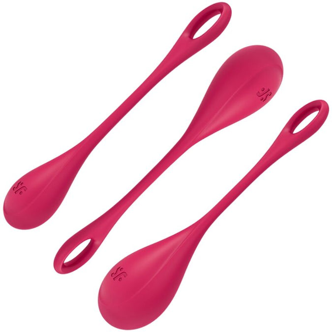 SATISFYER - YONI POWER 1 TRAININGSSET ROOD
