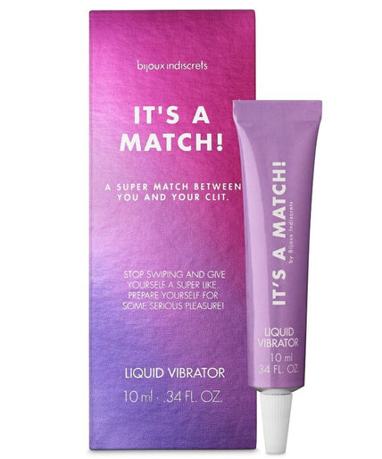 BIJOUX - ITS A MATCH LIQUID VIBRATOR 10 ML BIJOUX - ITS A MATCH LIQUID VIBRATOR 10 ML