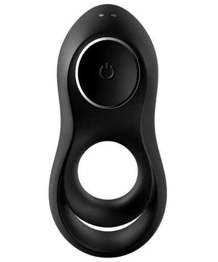 SATISFYER - LEGENDARY DUO RING VIBRATOR BLACK SATISFYER - LEGENDARY DUO RING VIBRATOR BLACK