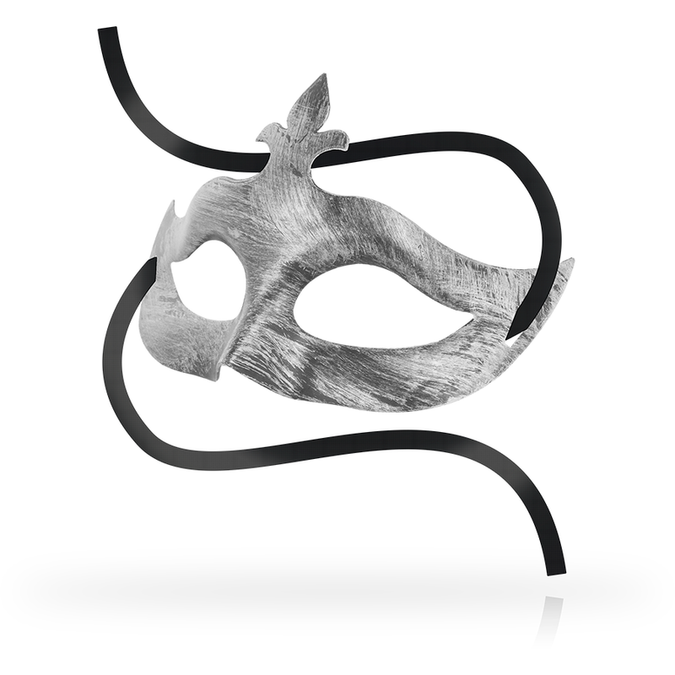 OHMAMA - MASKERS BLOEM DE LIS ZILVEREN MASKER