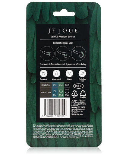 JE JOUE - GREEN SILICONE RING - MEDIUM CHOKE JE JOUE - GREEN SILICONE RING - MEDIUM CHOKE