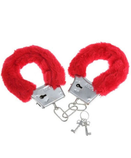 DIABLO PICANTE - PLEASURE FURRY HANDCUFFS RED DIABLO PICANTE - PLEASURE FURRY HANDCUFFS RED