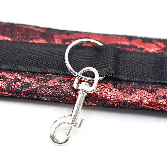 OHMAMA FETISH - FLUWELEN HANDBOEIEN MET NYLONTAPE