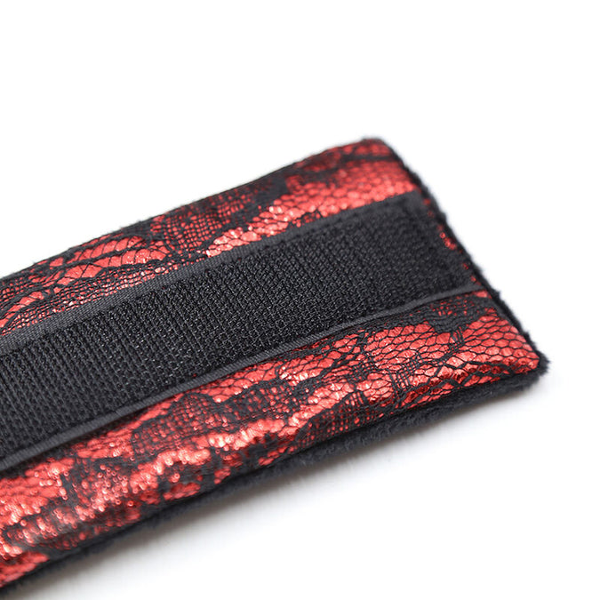 OHMAMA FETISH - FLUWELEN HANDBOEIEN MET NYLONTAPE