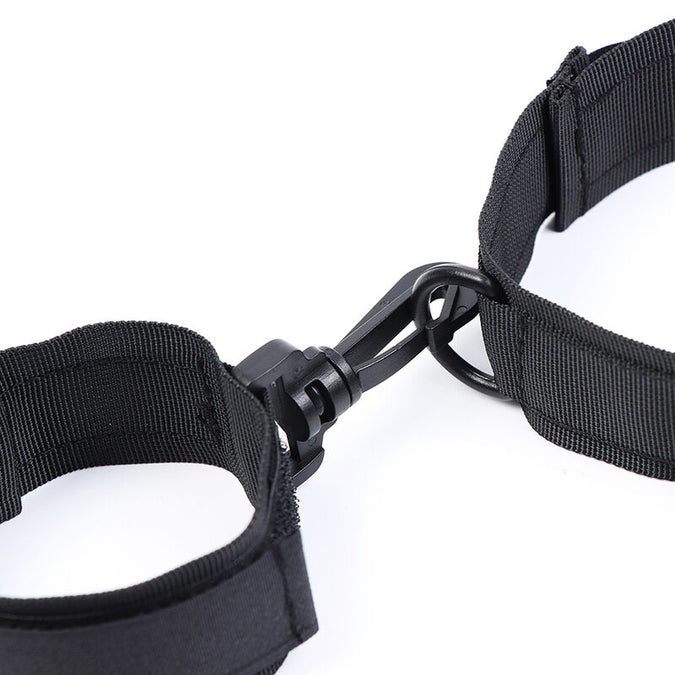 OHMAMA FETISH - NYLON HANDBOEIEN EN HALSBAND