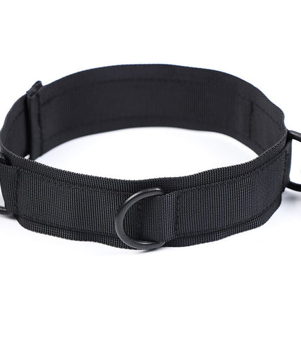 OHMAMA FETISH - NYLON HANDCUFFS AND COLLAR OHMAMA FETISH - NYLON HANDCUFFS AND COLLAR