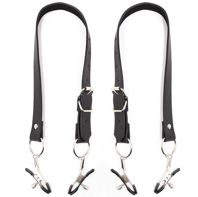Ohmama Fetish – Clitoris Clamps With Leg Straps