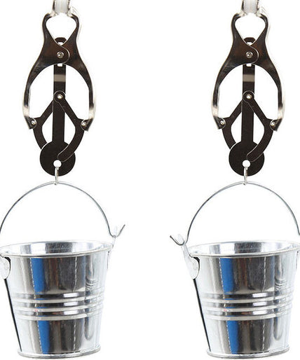 OHMAMA FETISH NIPPLE CLAMPS WITH BUCKETS OHMAMA FETISH NIPPLE CLAMPS WITH BUCKETS