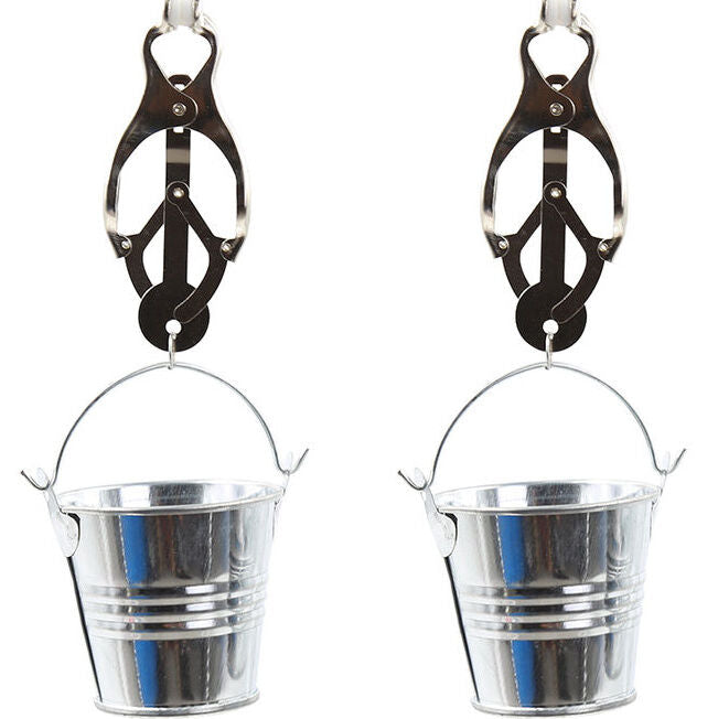 Pleasurements – Ohmama Fetish Nipple Clamps With Buckets
