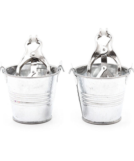 OHMAMA FETISH NIPPLE CLAMPS WITH BUCKETS OHMAMA FETISH NIPPLE CLAMPS WITH BUCKETS
