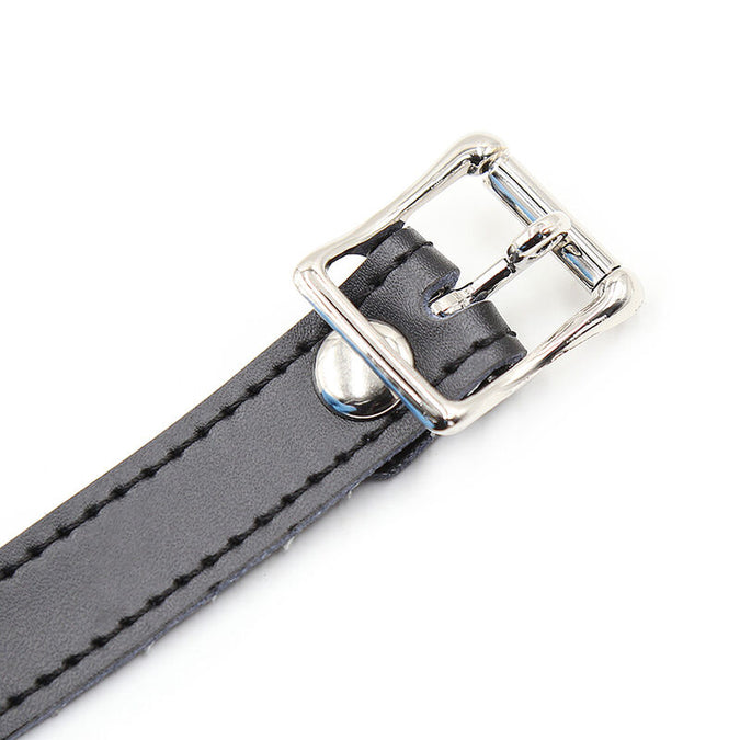 OHMAMA FETISJ - SILICONEN BALKNEVEL MET LEREN RIEM (SLOT INBEGREPEN)