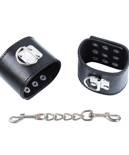 OHMAMA FETISH - WRIST RESTRAINTS SNAP FASTEN METAL OHMAMA FETISH - WRIST RESTRAINTS SNAP FASTEN METAL