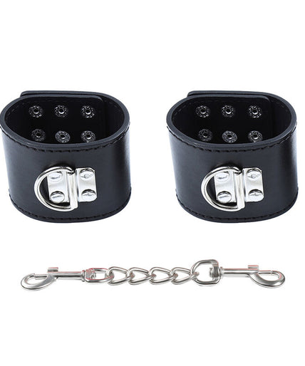 OHMAMA FETISH - WRIST RESTRAINTS SNAP FASTEN METAL OHMAMA FETISH - WRIST RESTRAINTS SNAP FASTEN METAL