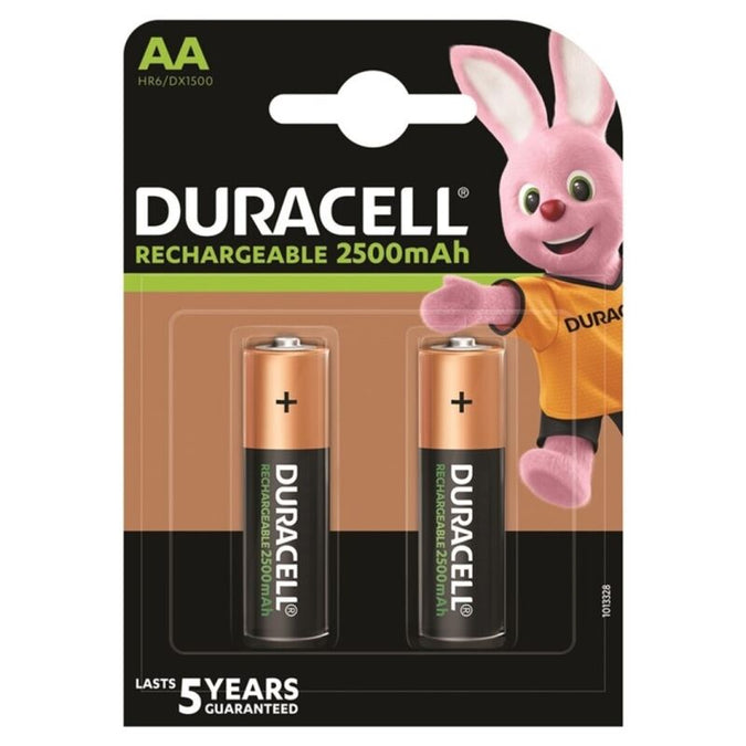 DURACELL - OPLAADBARE BATTERIJ HR6 AA 2500mAh 2 STUKS