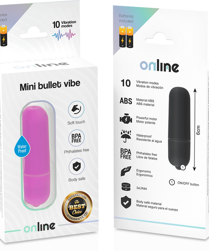 ONLINE - MINI BULLET VIBE PURPLE ONLINE - MINI BULLET VIBE PURPLE