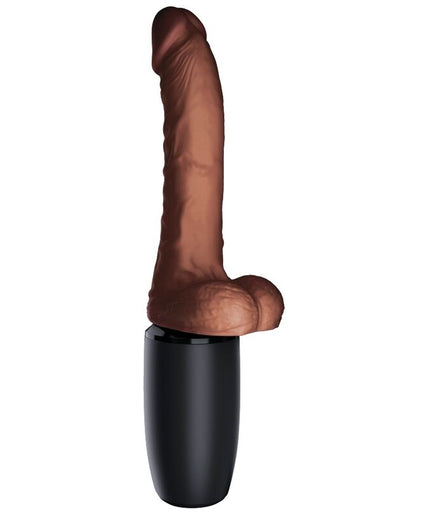 KING COCK - PLUS TRIPLE THREAT BROWN SKIN TONE KING COCK - PLUS TRIPLE THREAT BROWN SKIN TONE