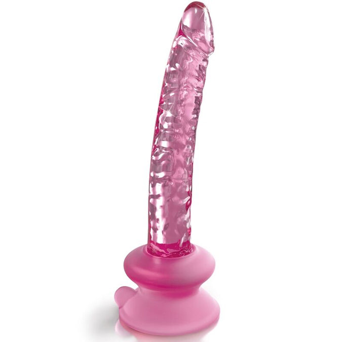 IJspegels – N. 86 glazen dildo met zuignap