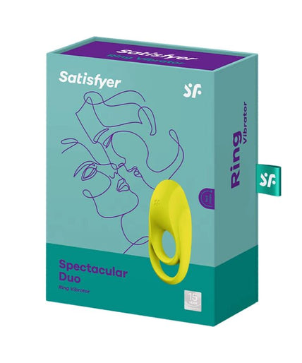 Satisfyer – Spectaculaire Duo Ring Vibrator Geel Satisfyer – Spectaculaire Duo Ring Vibrator Geel