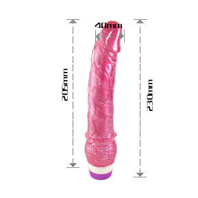 BAILE - REALISTIC RED VIBRATOR 23 CM BAILE - REALISTIC RED VIBRATOR 23 CM