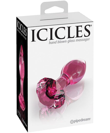 ICICLES - N. 79 GLASS ANAL PLUG ICICLES - N. 79 GLASS ANAL PLUG