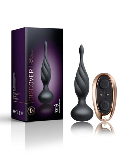 ROCKS-OFF - DISCOVER ANAL STIMULATOR - BLACK ROCKS-OFF - DISCOVER ANAL STIMULATOR - BLACK