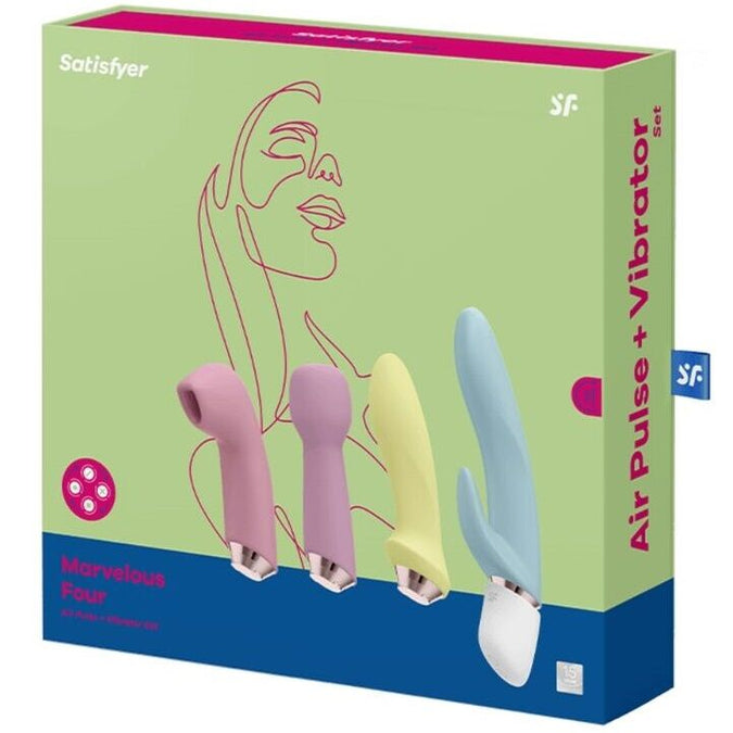 Satisfyer – Marvelous Four Vibrator & Luchtdruk Stimulator Set