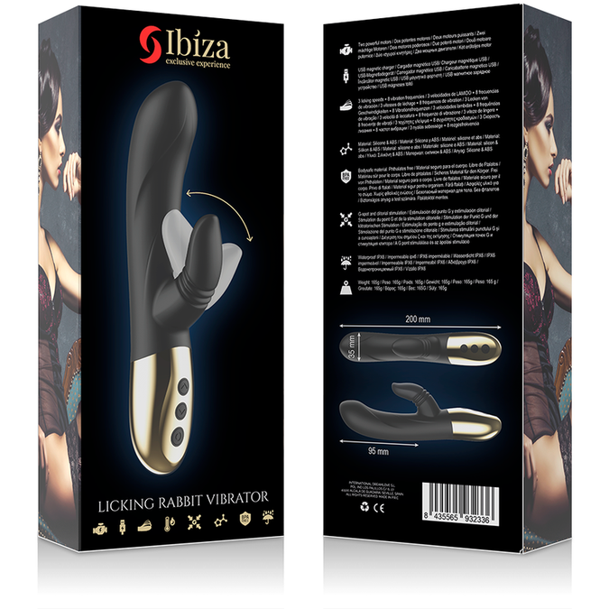 IBIZA - VIBRATOR NIEUWE ERVARING MET LIKKENDE KONIJN