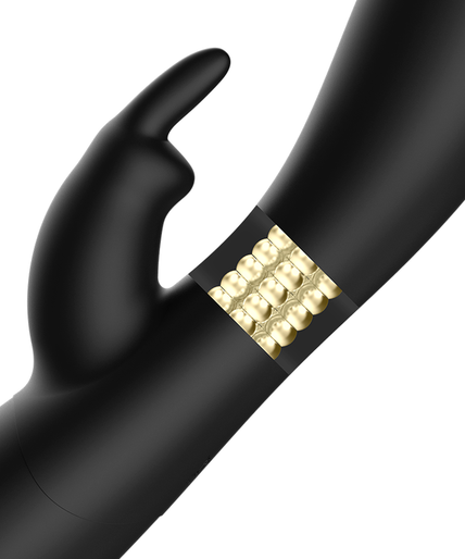 IBIZA - POWERFUL PEARLED ROTATOR WITH RABBIT IBIZA - POWERFUL PEARLED ROTATOR WITH RABBIT