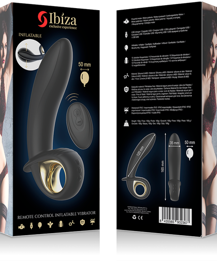 Ibiza – Powerful Inflatable Anal/vaginal Vibrator Remote Control Ibiza – Powerful Inflatable Anal/vaginal Vibrator Remote Control