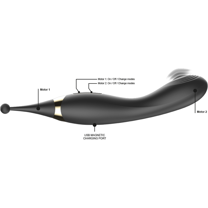 Ibiza – Interchangeable Clitoral Stimulator And Pulsation G Spot Vibrator