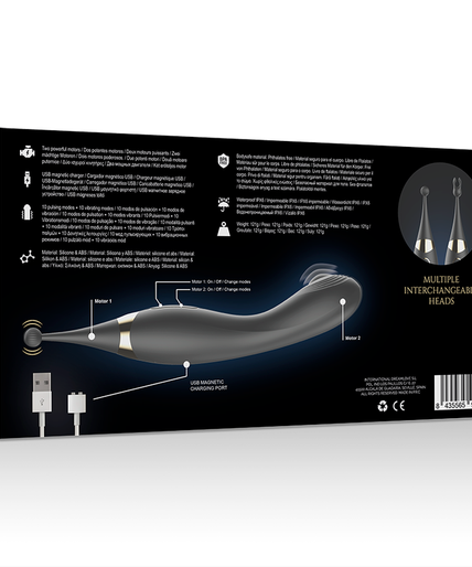 Ibiza – Interchangeable Clitoral Stimulator And Pulsation G Spot Vibrator Ibiza – Interchangeable Clitoral Stimulator And Pulsation G Spot Vibrator