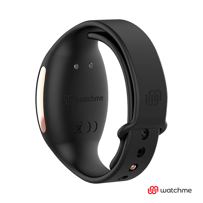 WATCHME - DRAADLOZE TECHNOLOGIE HORLOGE GITZWART EN KOPER