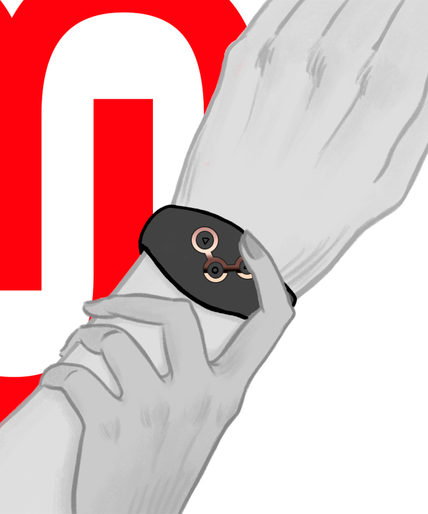 WATCHME - WIRELESS TECHNOLOGY WATCH JET BLACK AND COPPER WATCHME - WIRELESS TECHNOLOGY WATCH JET BLACK AND COPPER