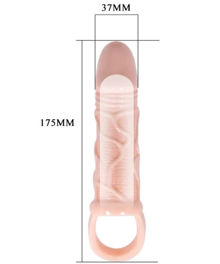 Baile – Penis Extender Sheath with Strap for Testicles 13.5 Cm Baile – Penis Extender Sheath with Strap for Testicles 13.5 Cm