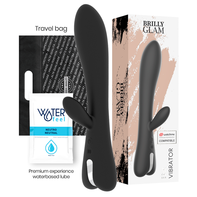 BRILLY GLAM - ERIK VIBRATOR + WATCHME AFSTANDSBEDIENING