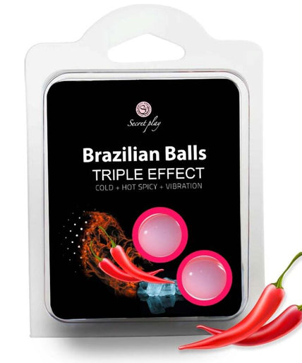 SECRETPLAY - SET 2 BRAZILIAN BALLS TRIPLE EFFECT SECRETPLAY - SET 2 BRAZILIAN BALLS TRIPLE EFFECT