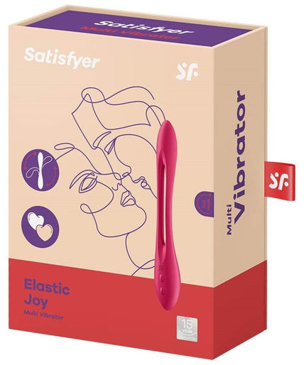 Satisfyer – Elastic Joy Multi Vibrator Red Satisfyer – Elastic Joy Multi Vibrator Red