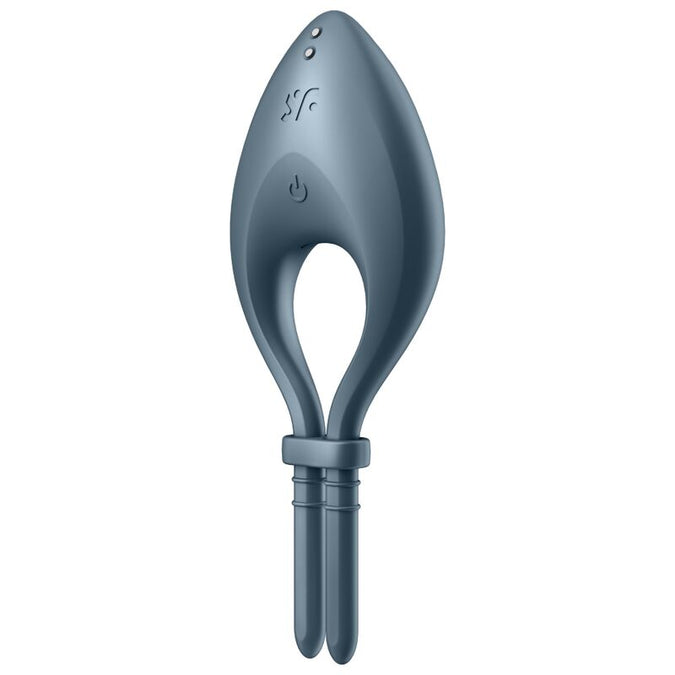 SATISFYER - BULLSEYE RINGVIBRATOR APP GRIJS