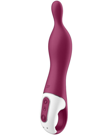 SATISFYER - AMAZING 1 ASPOT VIBRATOR BERRY SATISFYER - AMAZING 1 ASPOT VIBRATOR BERRY