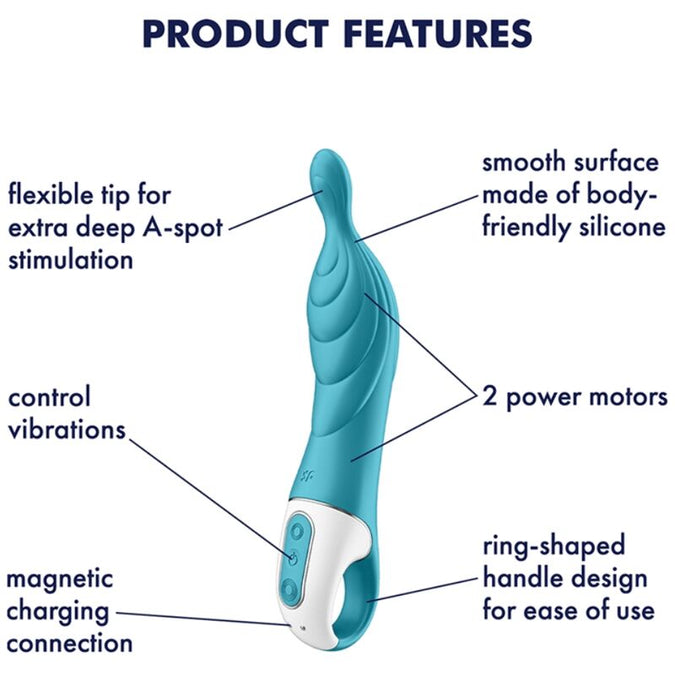 Satisfyer – A-Mazing 2 A-Spot Vibrator Turquoise