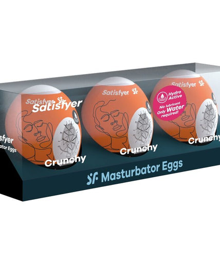 Satisfyer – 3 Masturbatoreier Naughty, Savage & Crunchy Satisfyer – 3 Masturbatoreier Naughty, Savage & Crunchy