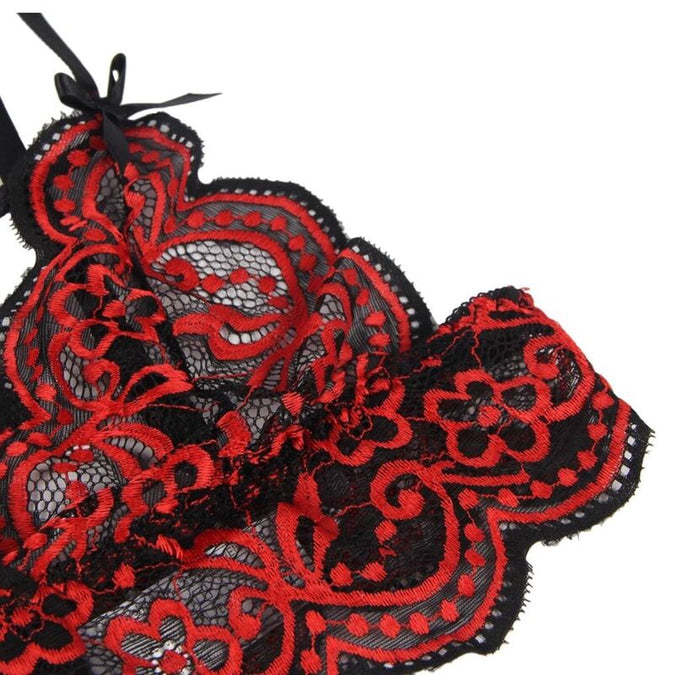 SUBBLIME - SET Tweedelige set Kanten Top en Slipje S/M